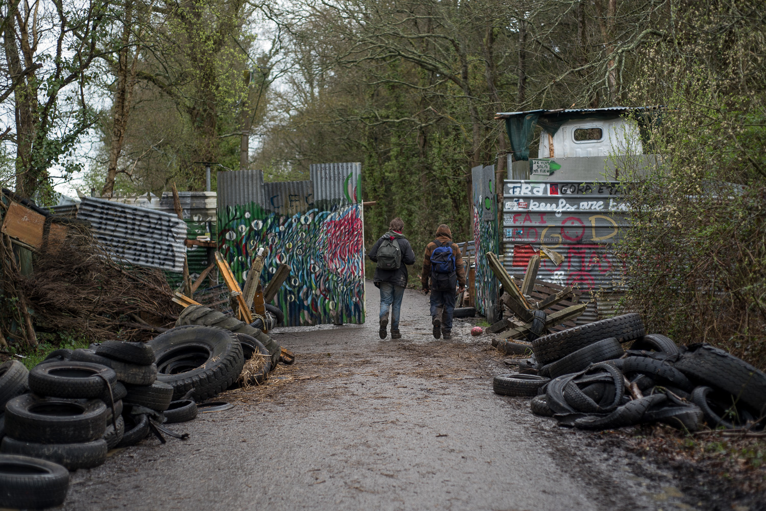 Evictions in ZAD de Notre Dames de Landes, March 2018