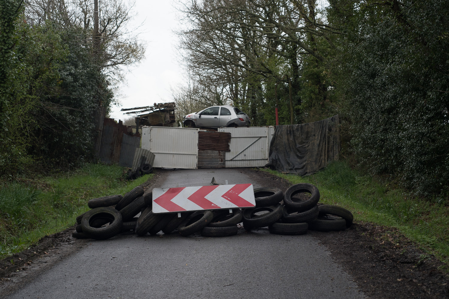 Evictions in ZAD de Notre Dames de Landes, March 2018