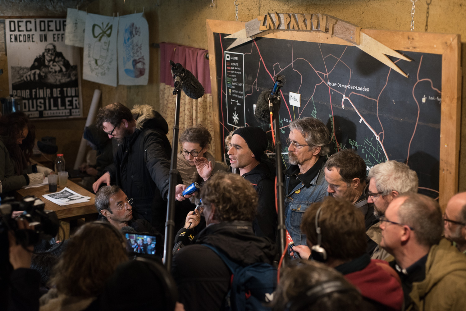 Evictions in ZAD de Notre Dames de Landes, March 2018