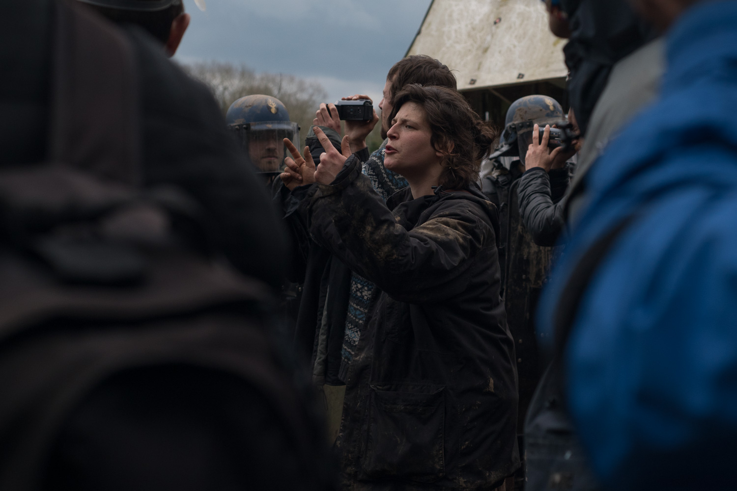 Evictions in ZAD de Notre Dames de Landes, March 2018